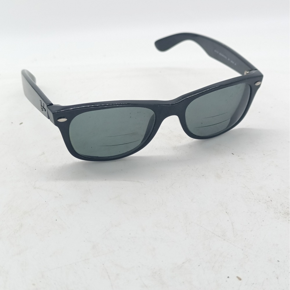 Ray-Ban RB2132 New Wayfarer 901 Black Sunglasses Made Italy Frames Only 80